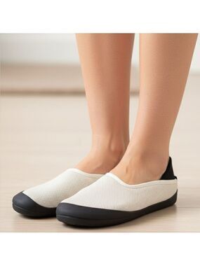 MAHABIS Summer Slipper Shoe Removable Sole Woven Upper US Sz 7
